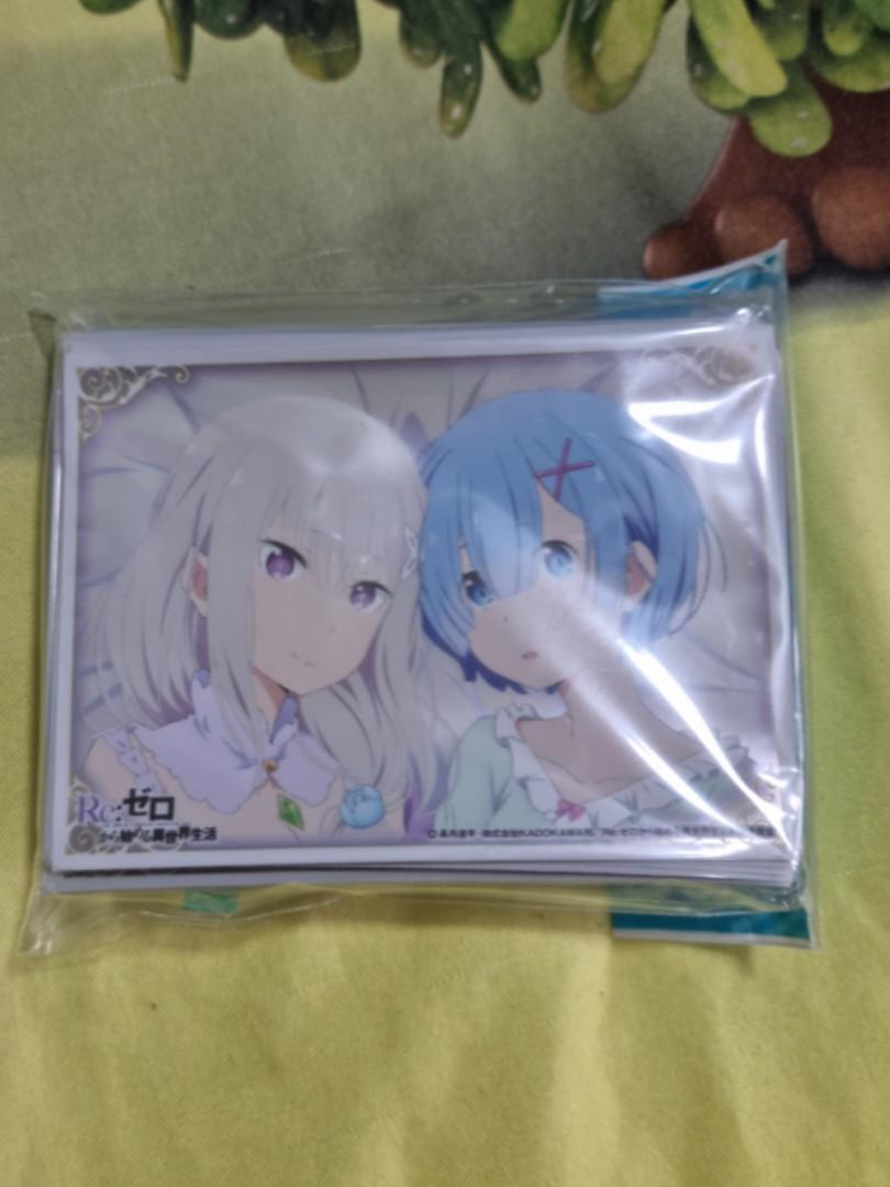 Re:Zero Starting Life in Another World Rem Ram doujin Card Sleeve Protector 