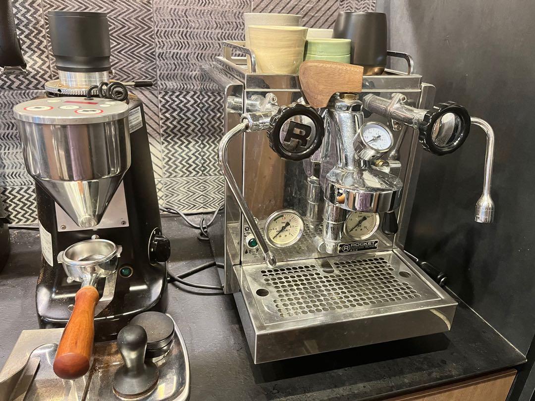 Rocket R58 espresso machine and mazzer super jolly, TV & Home