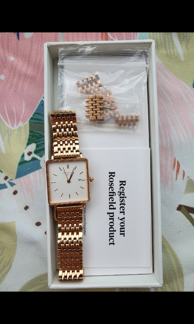 Rosefield the boxy rose gold hotsell