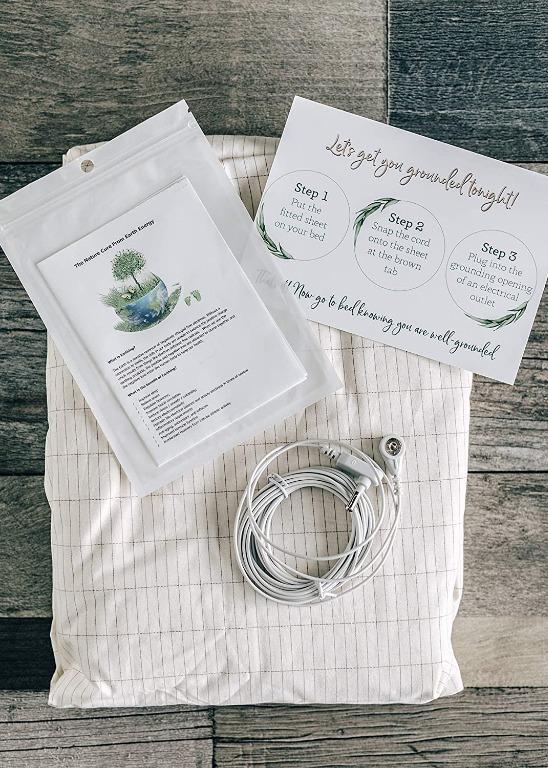 Rowland Earthing Organic Fitted Grounding Sheet, Furniture & Home