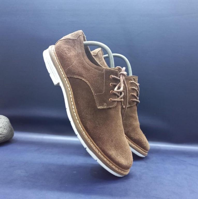 Timberland Low A17FQ Naples Oxford Lace Up Leather Suede Brown Size 41 5