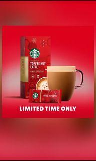 starbucks toffee nut latte food drinks beverages on carousell