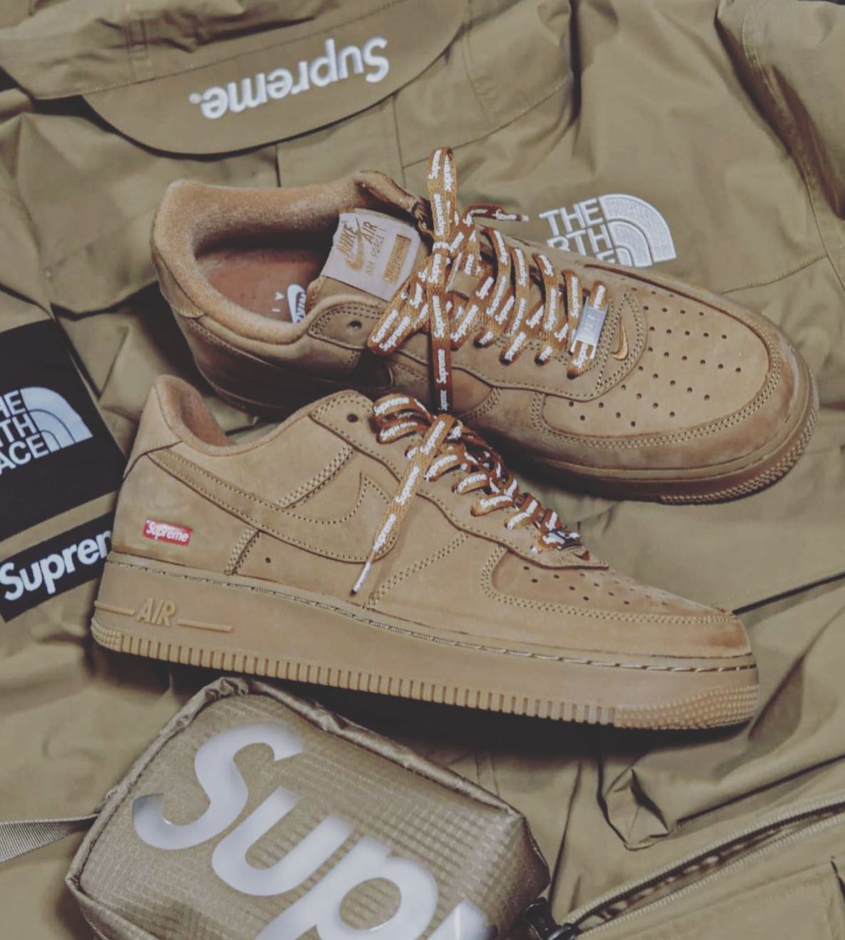 [Instock] Supreme Air Force 1 Wheat