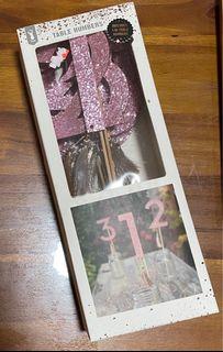 TABLE NUMBERS #1-10