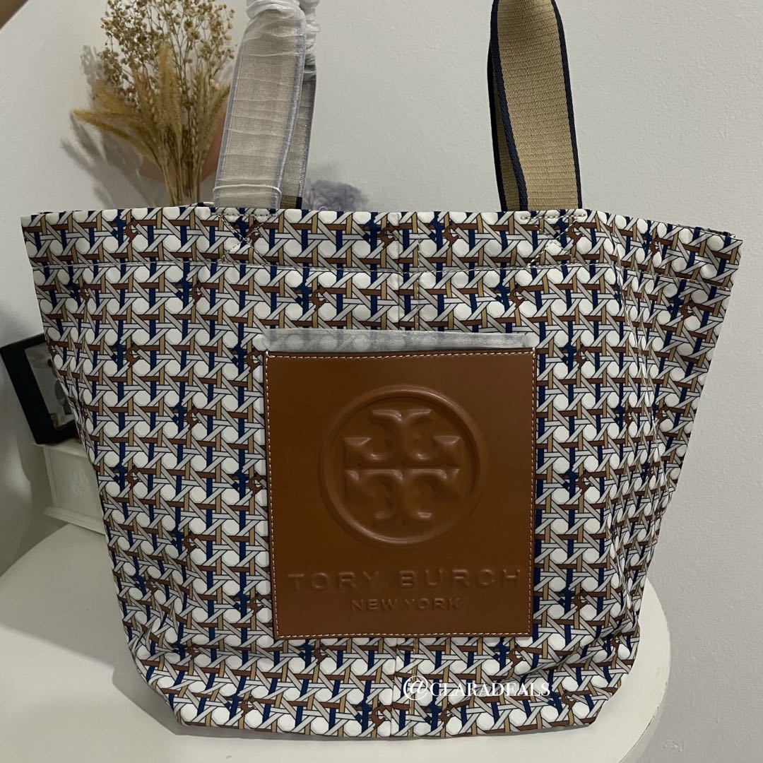 Tory Burch Printed Nylon Small Tote