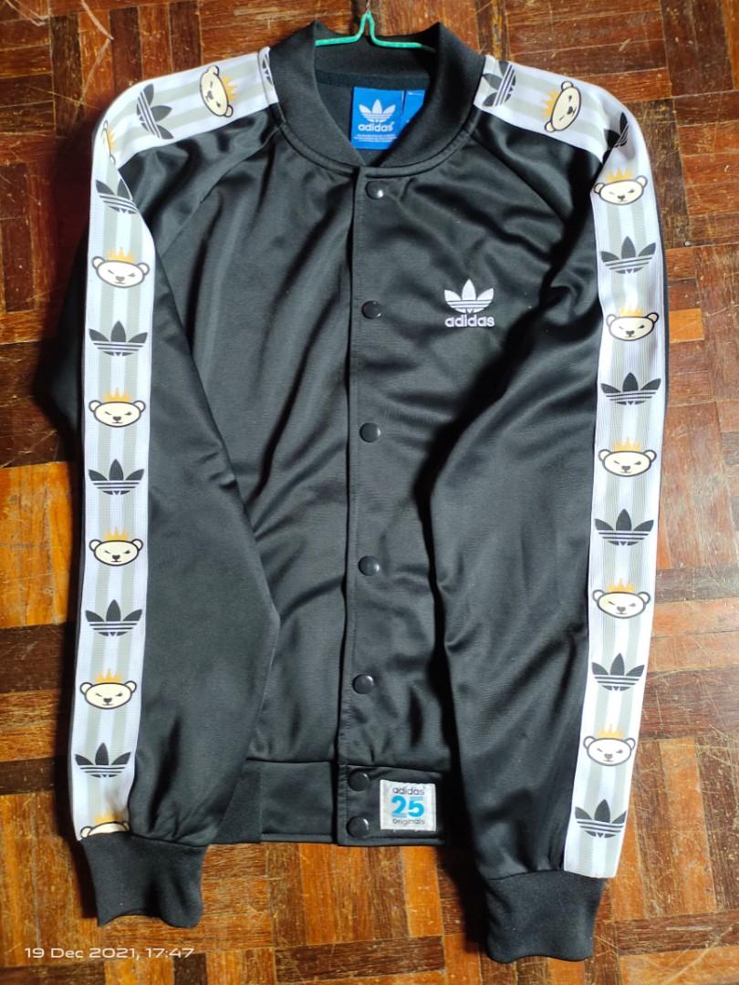 Adidas jacket (limited edition nigo bear), Women's Fashion, Tops, Others  Tops on Carousell