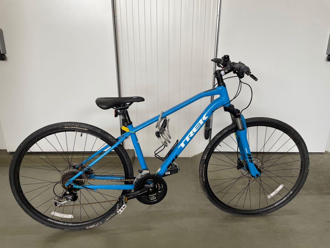 Trek Dual Sport 3 Hybrid Bike Blue Sports Equipment Bicycles