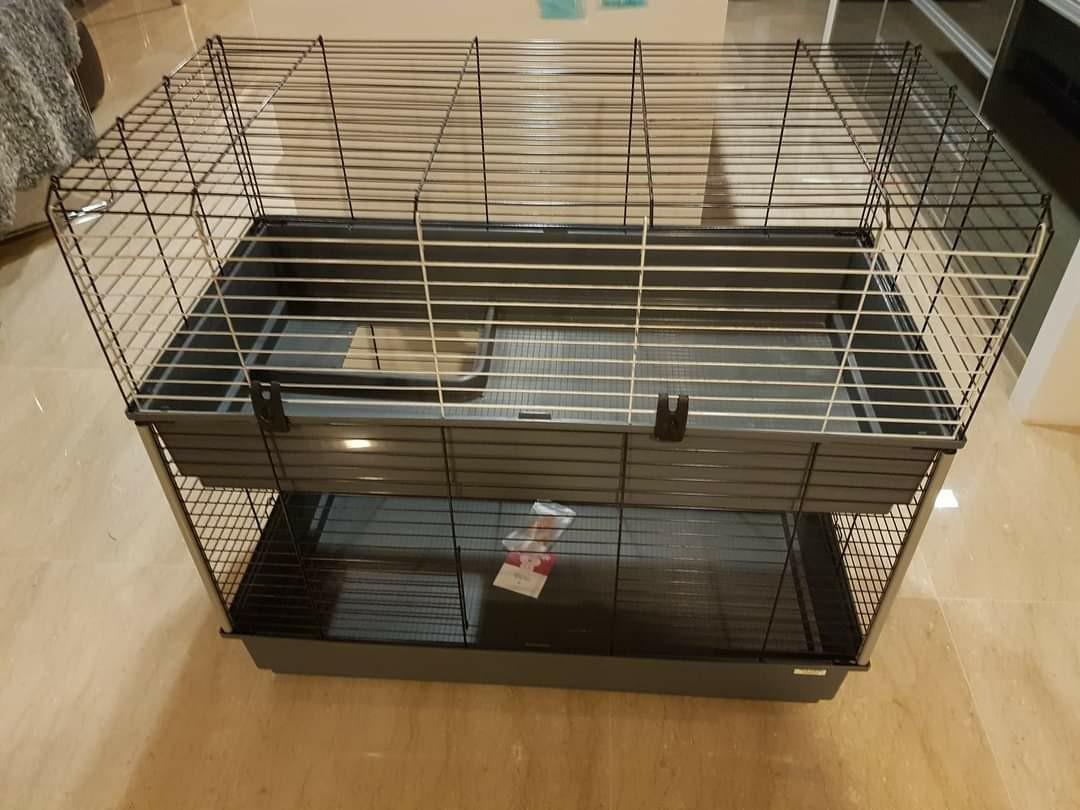 Two storey rabbit cage Pet Supplies Homes Other Pet