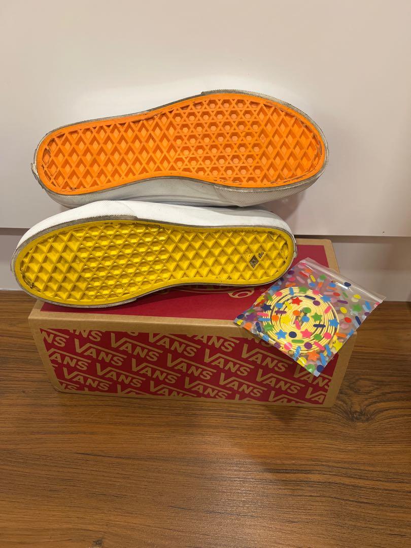 Rainbow vans sole top