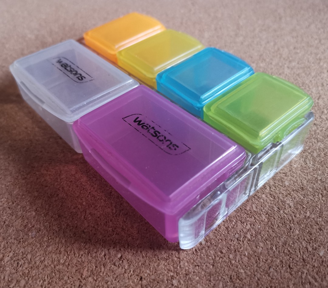Watson's Pill Container / Organizer / Case / Box 20.12.21, Health