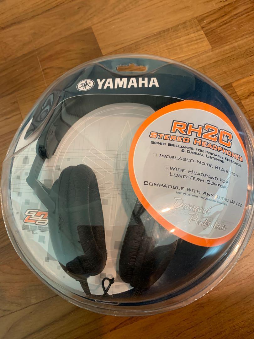 Yamaha RH1C Headband Headphones - Black For Sale Online