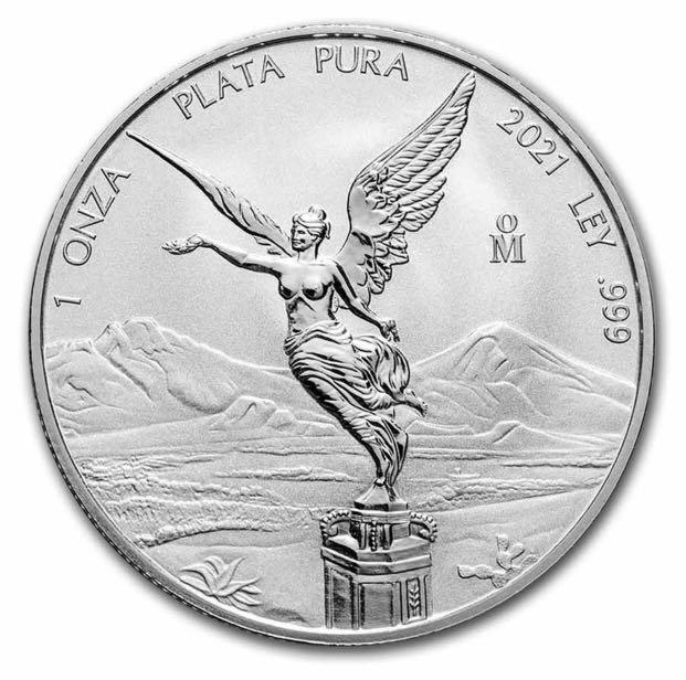 2021 1oz Mexico Libertad proof & reverse proof silver coin set