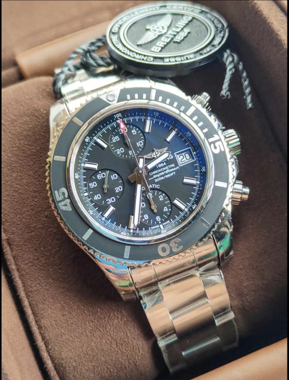 2021 BREITLING SUPEROCEAN CHRONOGRAPH A13311C9 NOT ROLEX IWC TUDOR OMEGA  PATEK JLC, Luxury, Watches on Carousell