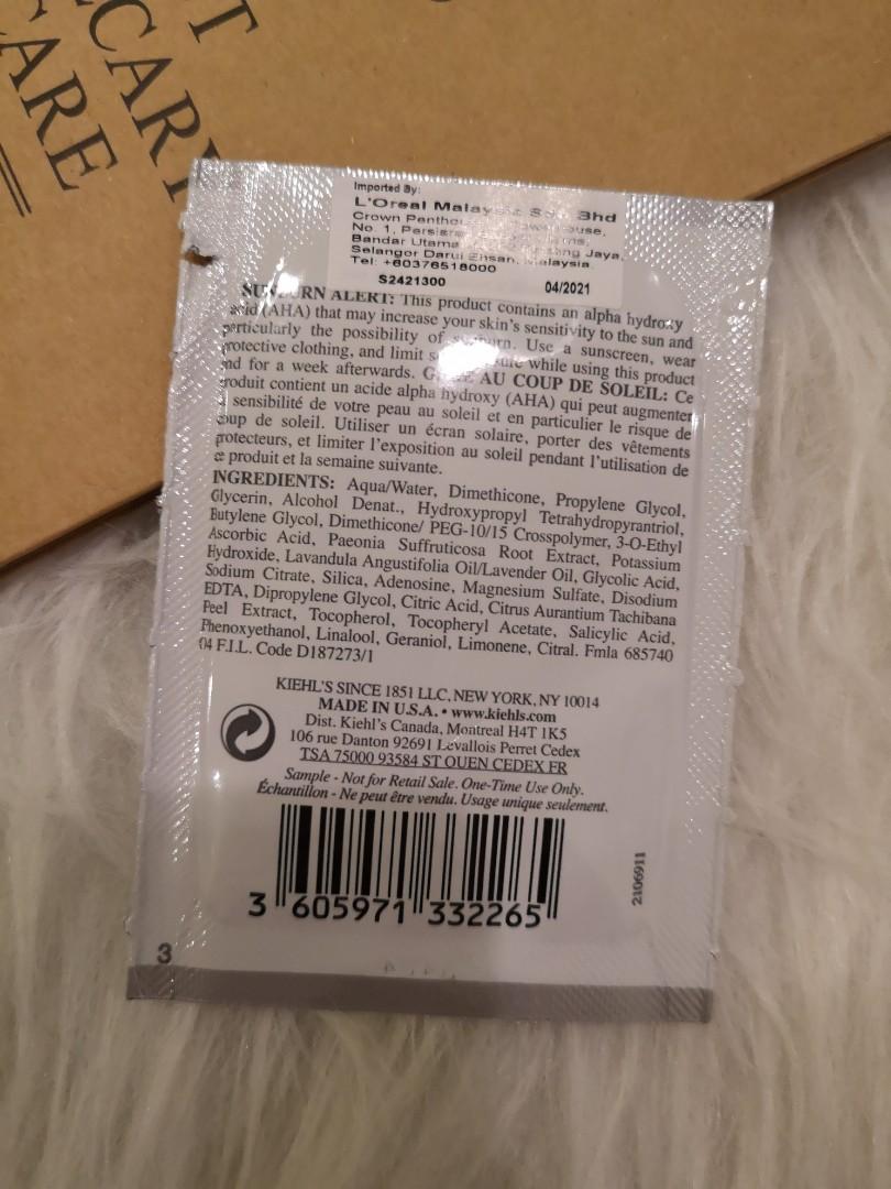 ð 3pcs in RM 6 ✨ Kiehl's Brightening Sample Set, Beauty ...