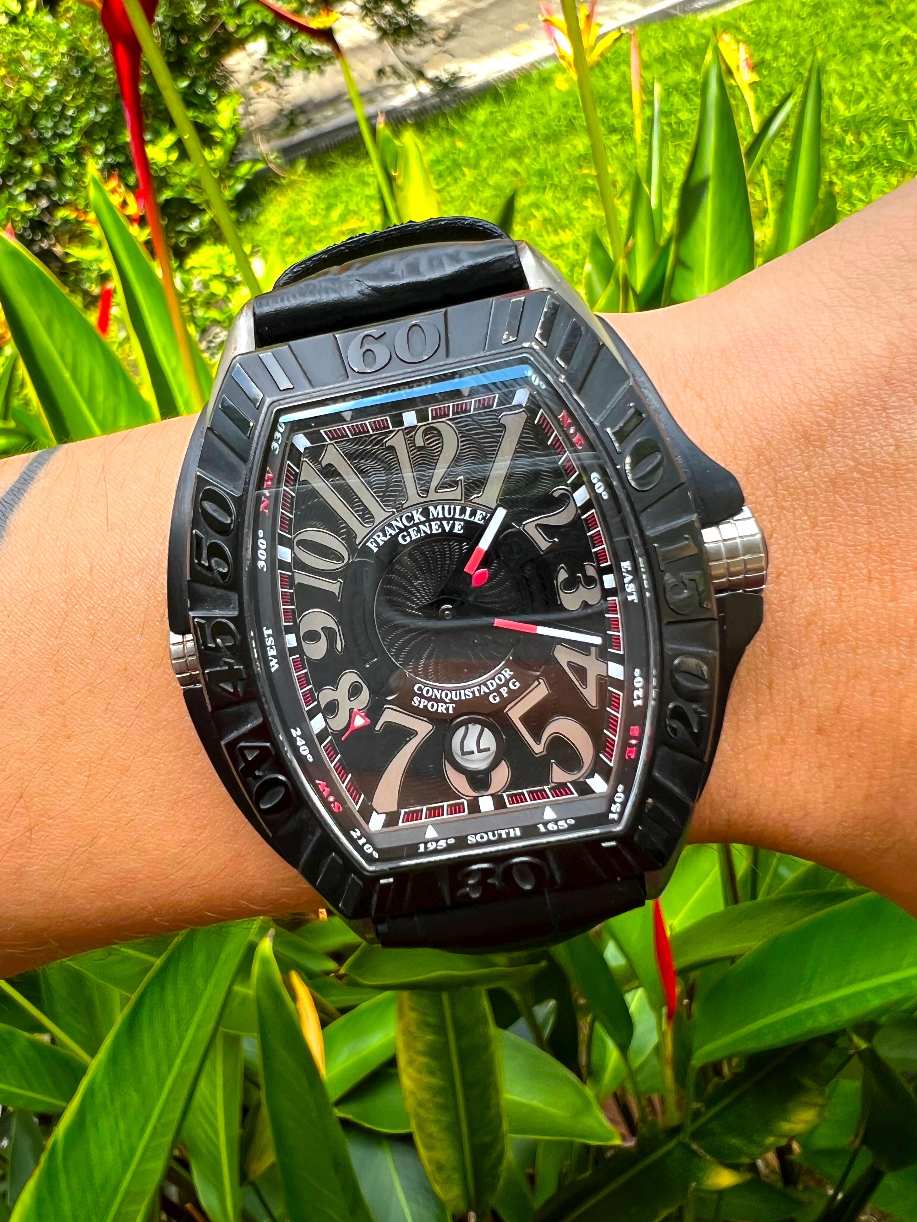 SOLD Franck Muller Conquistador Grand Prix Titanium 8900 SC DT