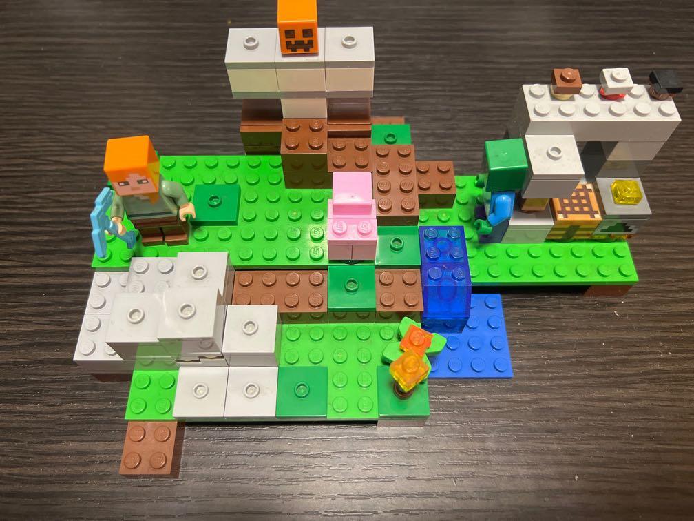 已砌] Lego 21123 Minecraft The Iron Golem, 興趣及遊戲, 玩具& 遊戲 