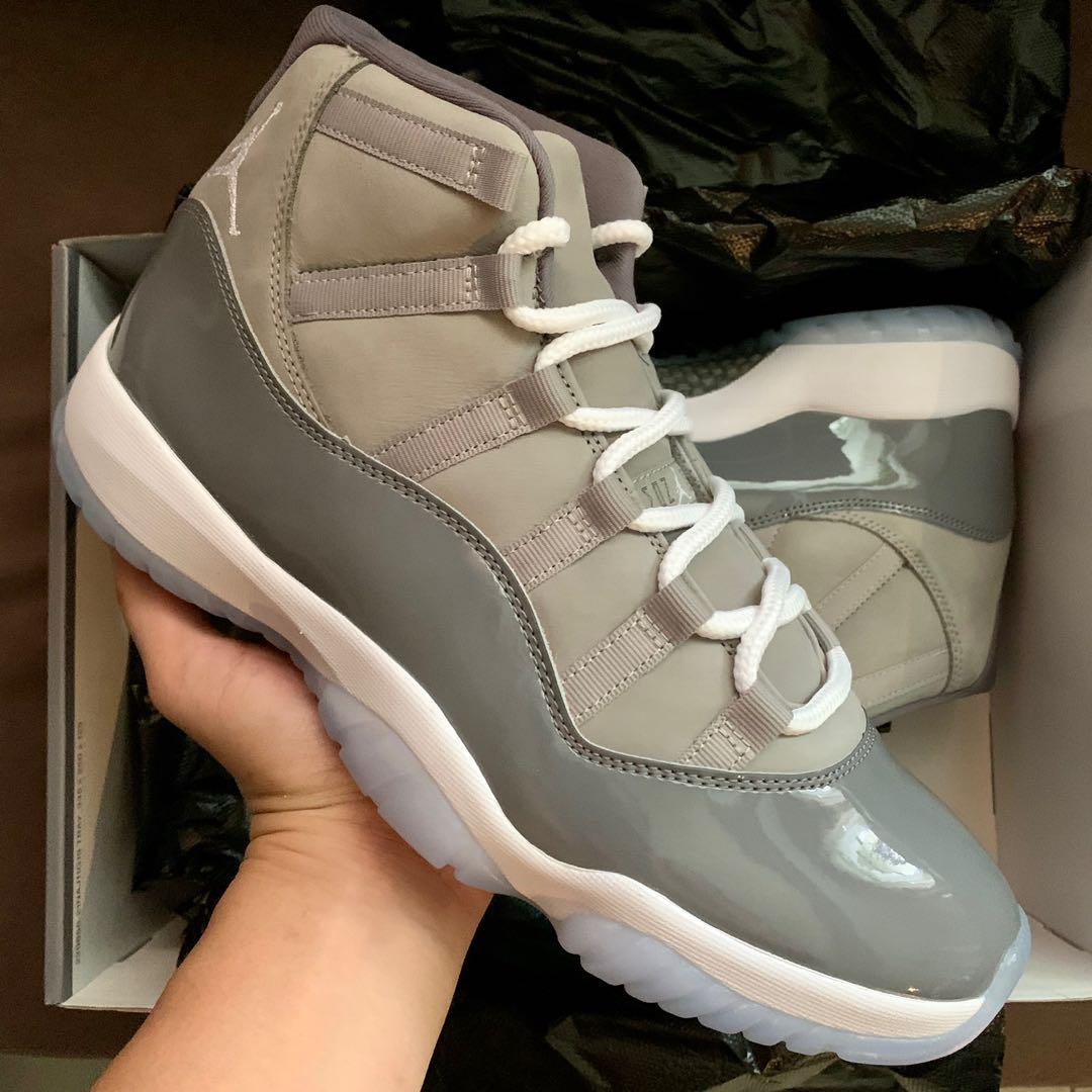 Jordan 11 clearance cool grey laces