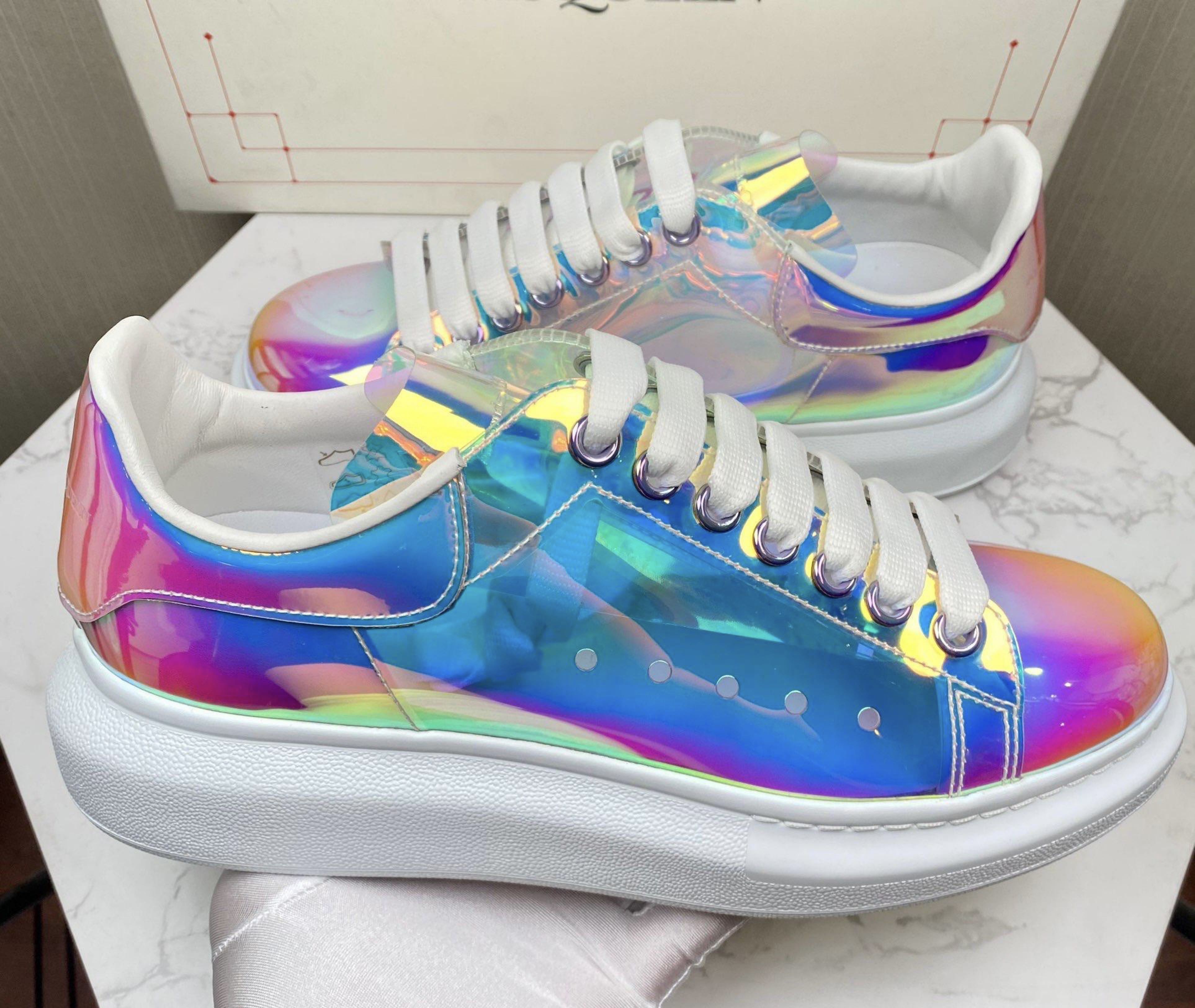 Alexander McQueen iridescent sneaker