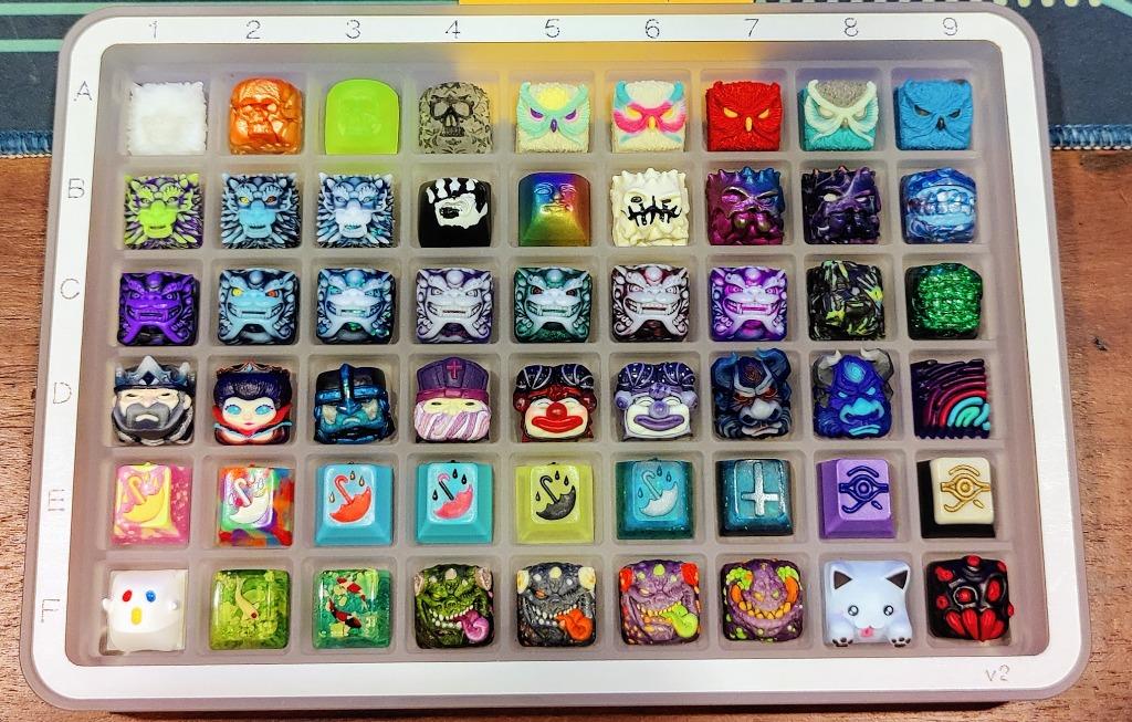 Artisan Keycaps (Keypora, Keyforge, ArtKey, Nightcap, ETF 