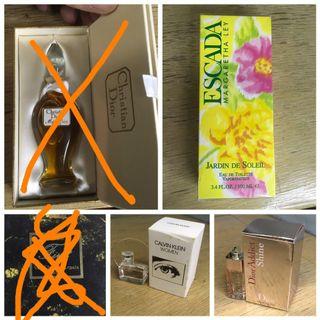 assorted fragrances for sale Christian Dior Calvin Klein Escada First de Van Cleef and Arpels