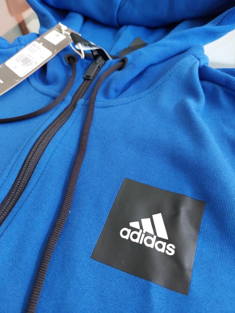 Authentic BNew Adidas Hoodie with Zipper (Category: Coats, Jackets and Outerwear) located in Quezon City. Submitted by cinco.plus.apparel (Listing ID 1132748314, Image 2). Description: ‼️ Brand New For Sale ‼️ Authentic Adidas Hoodie with Zipper size: Medium dimensions : L 70cm x W 53cm (Sleeves: 64cm) condition : Brand New Price : 2,800 3 pcs available different designs, if 3 kukunin 2,500 each na lang 😊 Mode of Payment: 👌🏻 Payment first po t