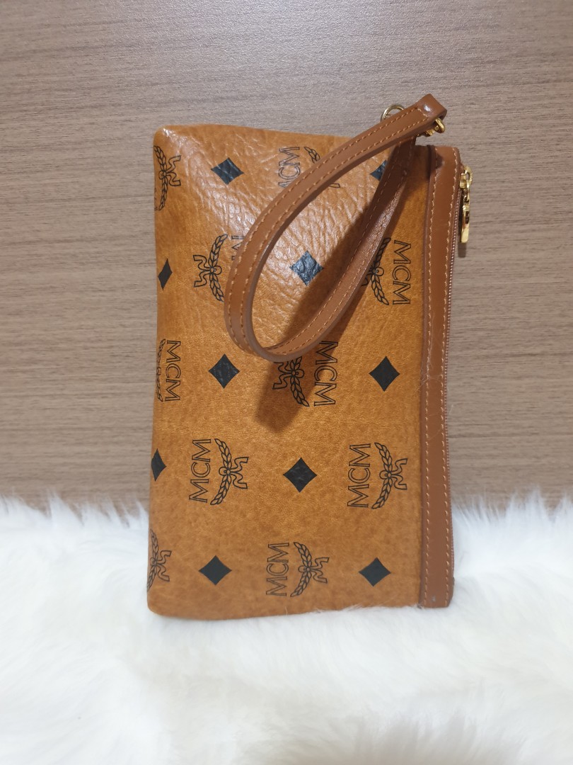 Authentic Mcm Wristlet Luxury Bags Wallets on Carousell