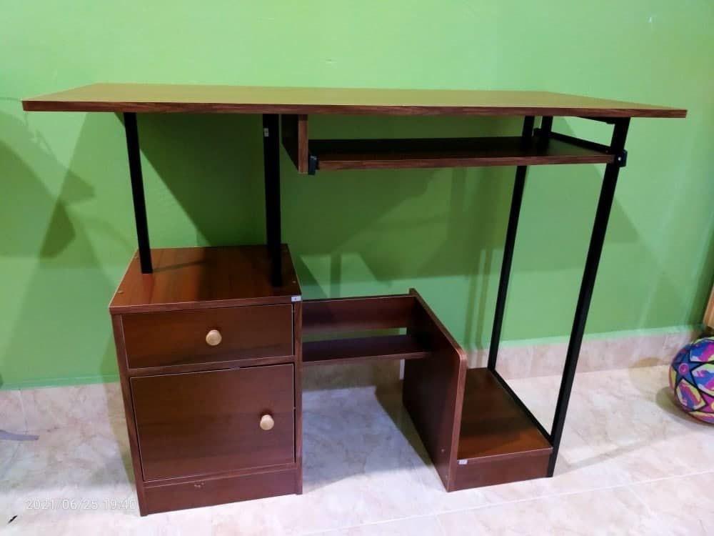 B2714 Multifunction Computer Desk Wood PC Table Study Table Working