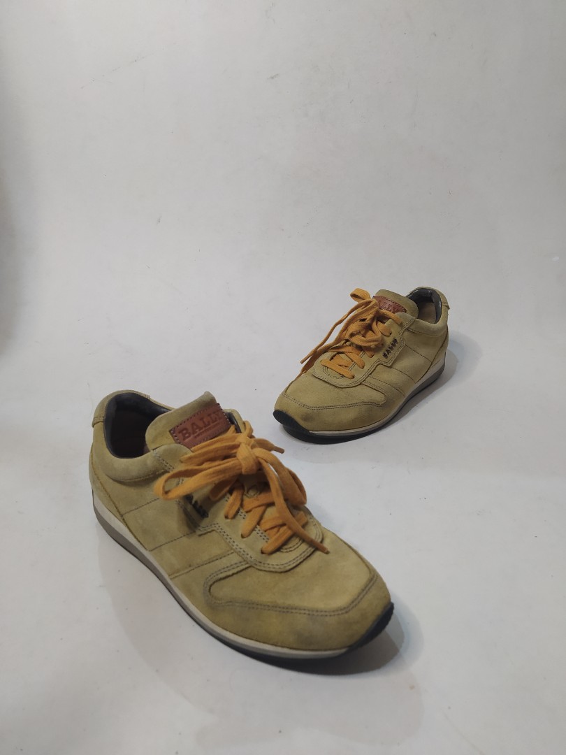bally suede sneakers