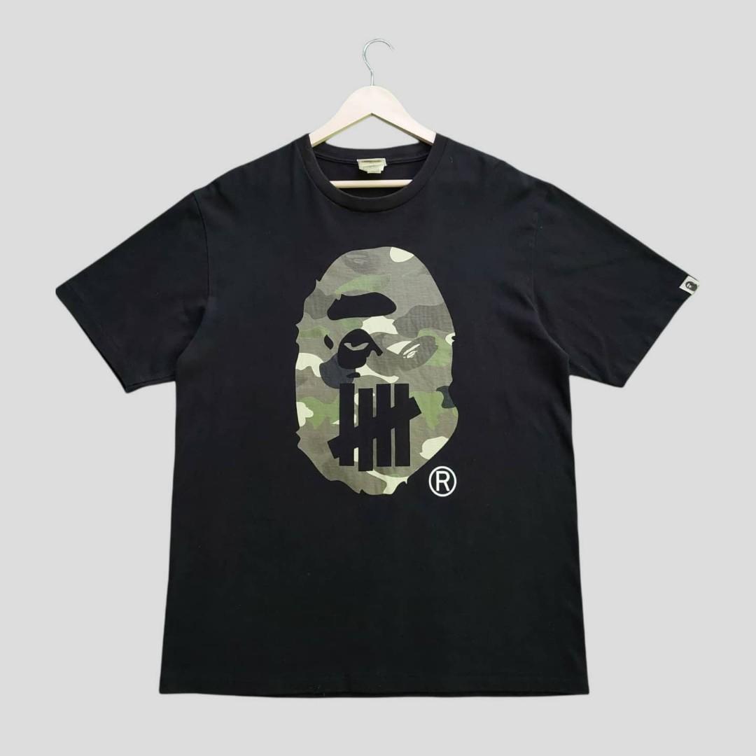 Undefeated x bape shirt on sale