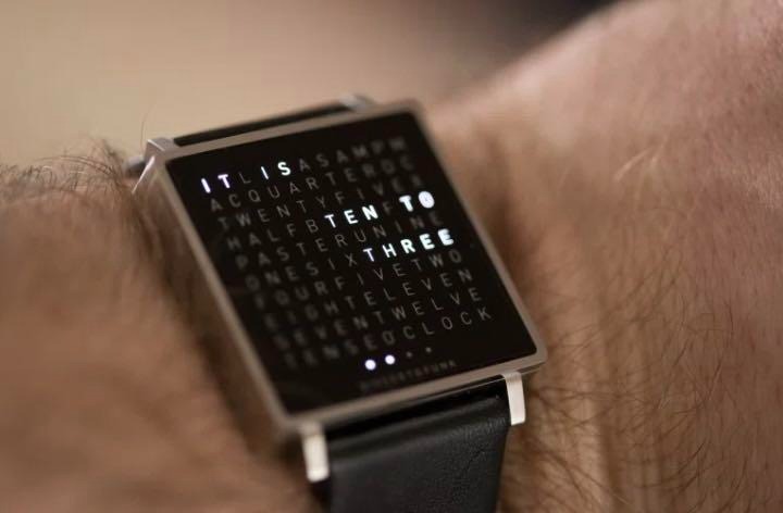 Qlocktwo top watch ebay