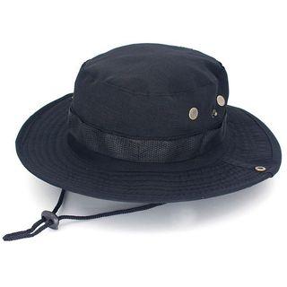Black jungle hat / bucket hat