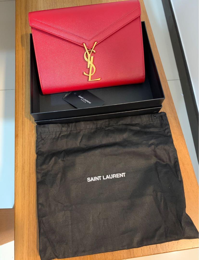 Red ysl wallet outlet on chain