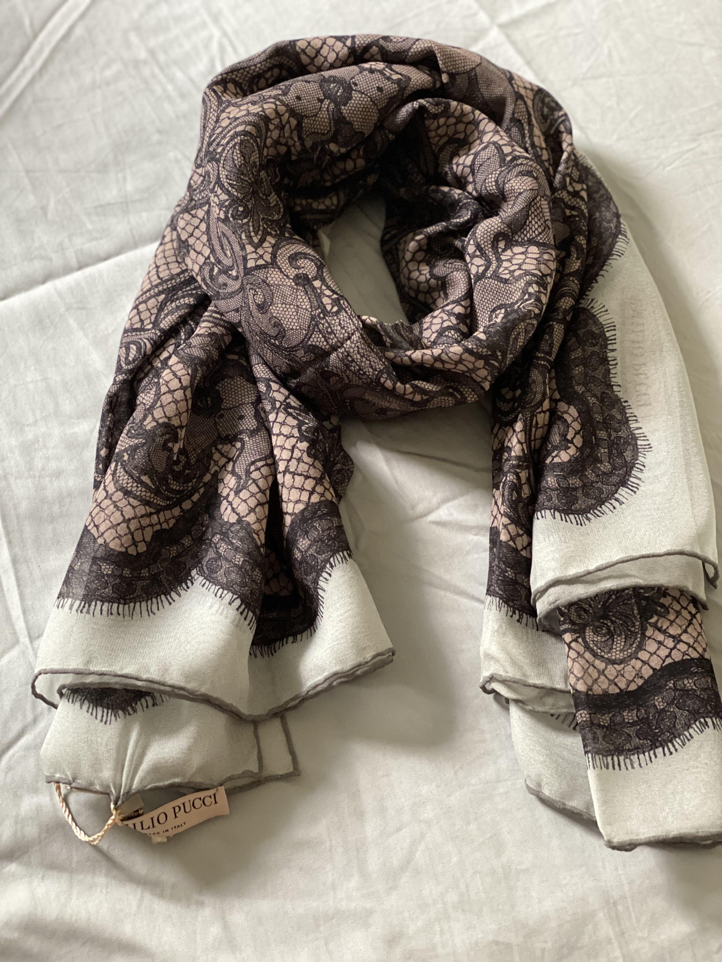 Accessories Scarves & Wraps Scarves Genuine vintage Emilio Pucci scarf all silk 
