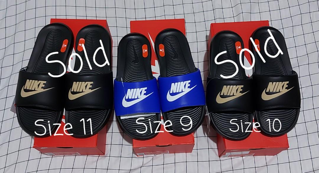 nike mens slides size 10