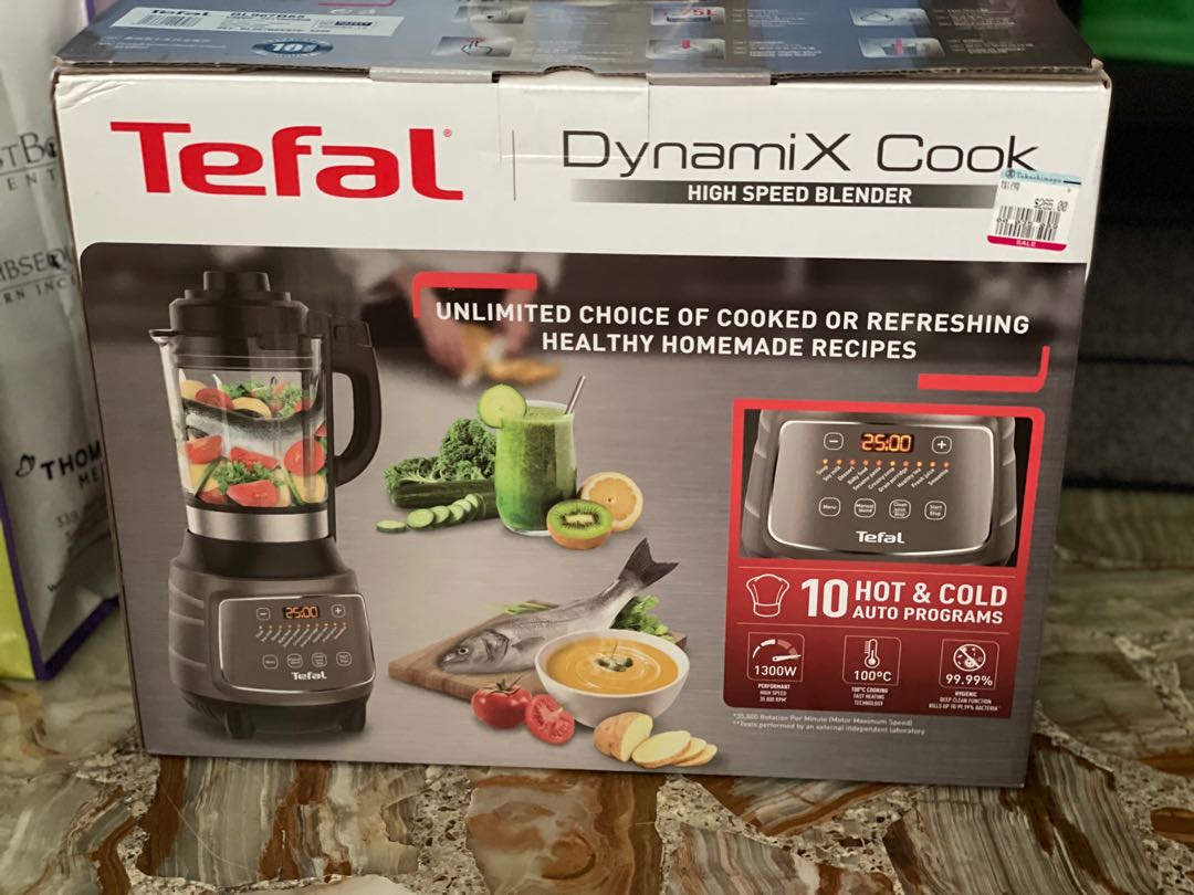 Tefal - What are you in the mood for today — hot or cold? Blend or cook?  The versatile Tefal Dynamix 2-in-1 Blender gives you both options,  depending on what you feel