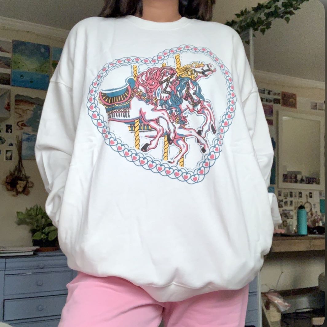 Brandy melville carousel sweatshirt clearance