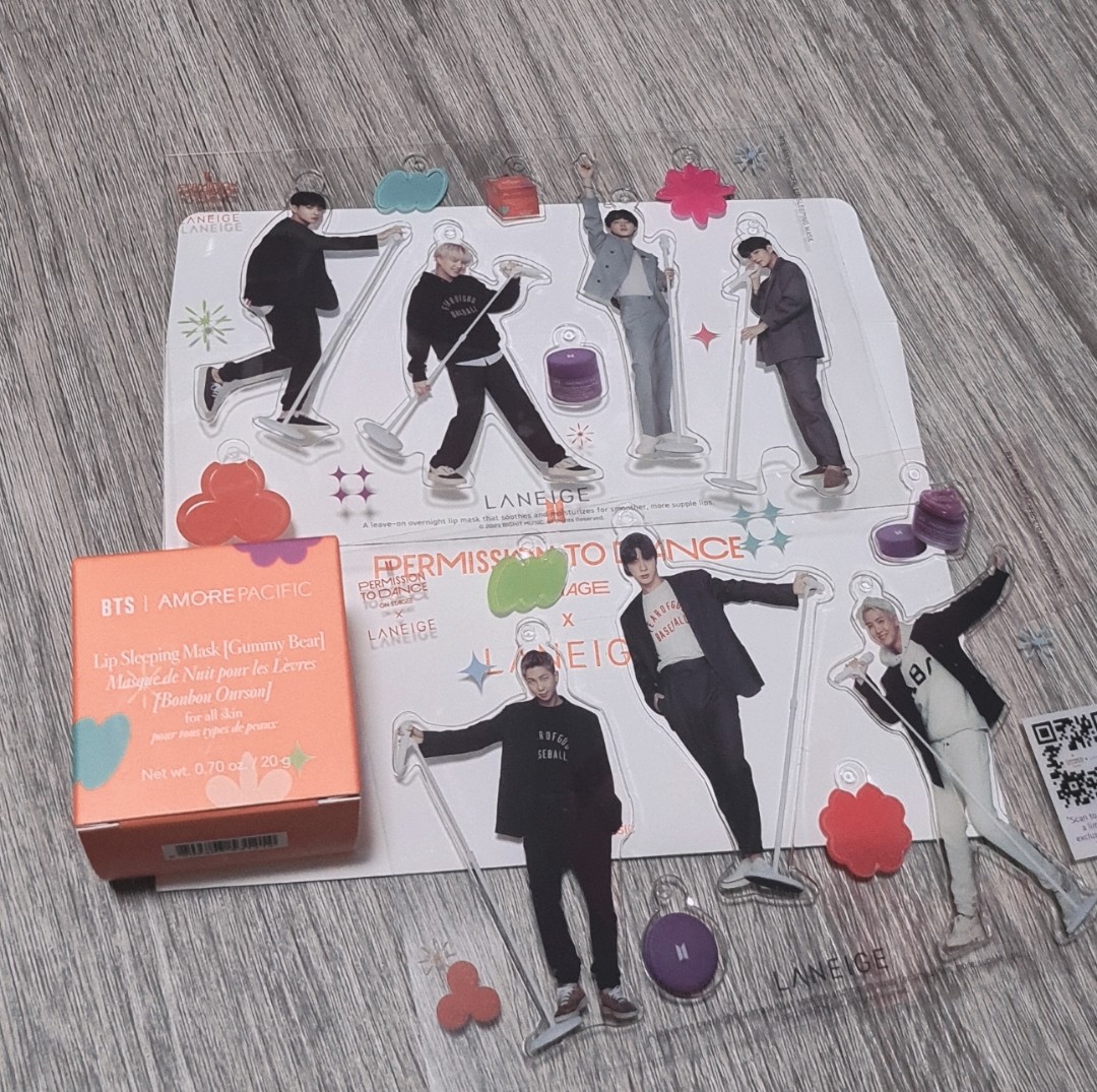 BTS x Amore sleeping mask, Hobbies & Toys, Memorabilia & Collectibles