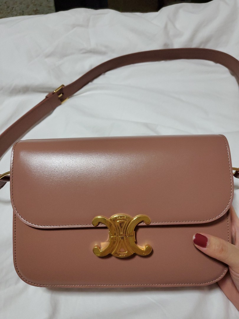Celine Medium Triomphe Bag Luxury Bags Wallets on Carousell