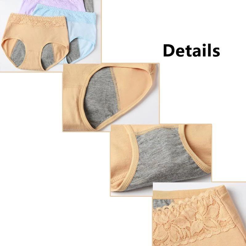 Cotton Menstrual Panties Period Panties / Women Lengthen Panties