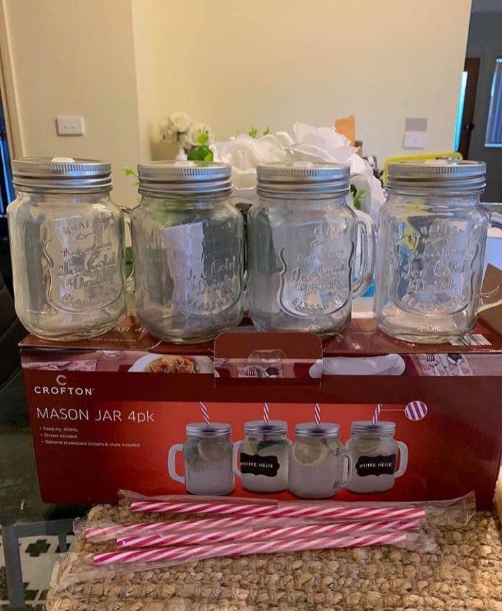 CROFTON MASON JAR, Furniture & Home Living, Kitchenware & Tableware