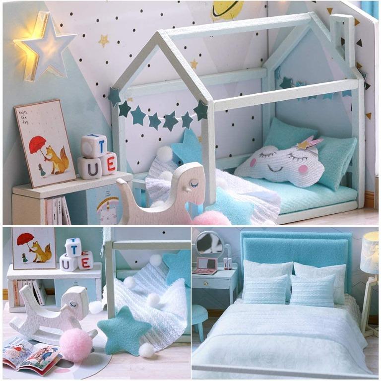 CUTEBEE 1: 24 DIY Dollhouse Kit (Met you)