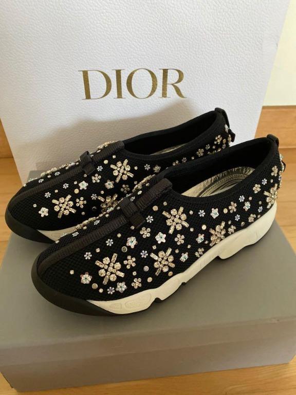 Dior Fusion Crystal Slip On Luxury Sneakers Footwear on Carousell