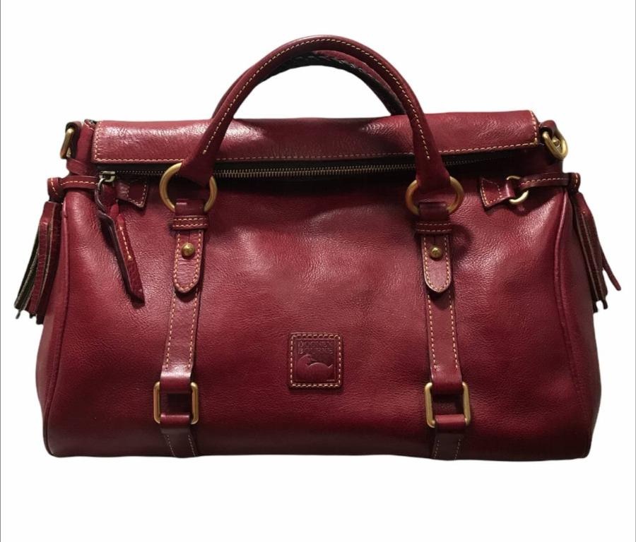 Dooney & Bourke Red Patent Leather Satchel Bag – Second Serve