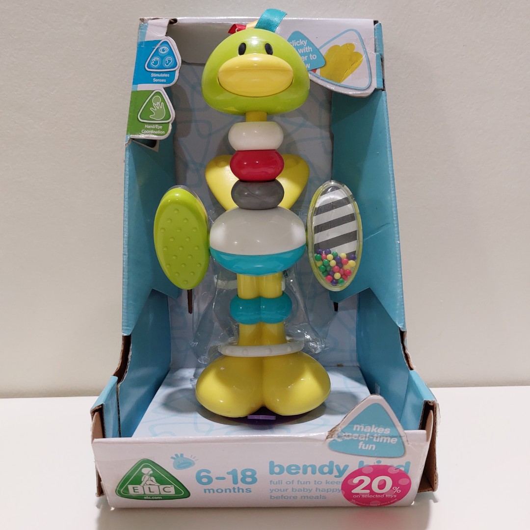 ELC Bendy Bird Highchair High Chair Suction Toy Babies Kids