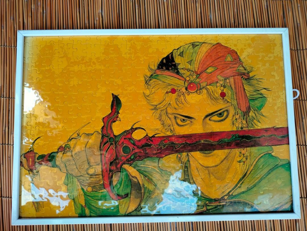 Final fantasy 2 warrior of light jigsaw (Category: Art & Prints) located in Caloocan City. Submitted by m.hobby (Listing ID 1132790465, Image 2). Description: By yoshitaka Amano Warrior of light Final fantasy III medyo yellowish Na Check pictures Alluminium frame 15x10. 5 inches Location:bagbaguin caloocan city Gcash or cod lalamove.