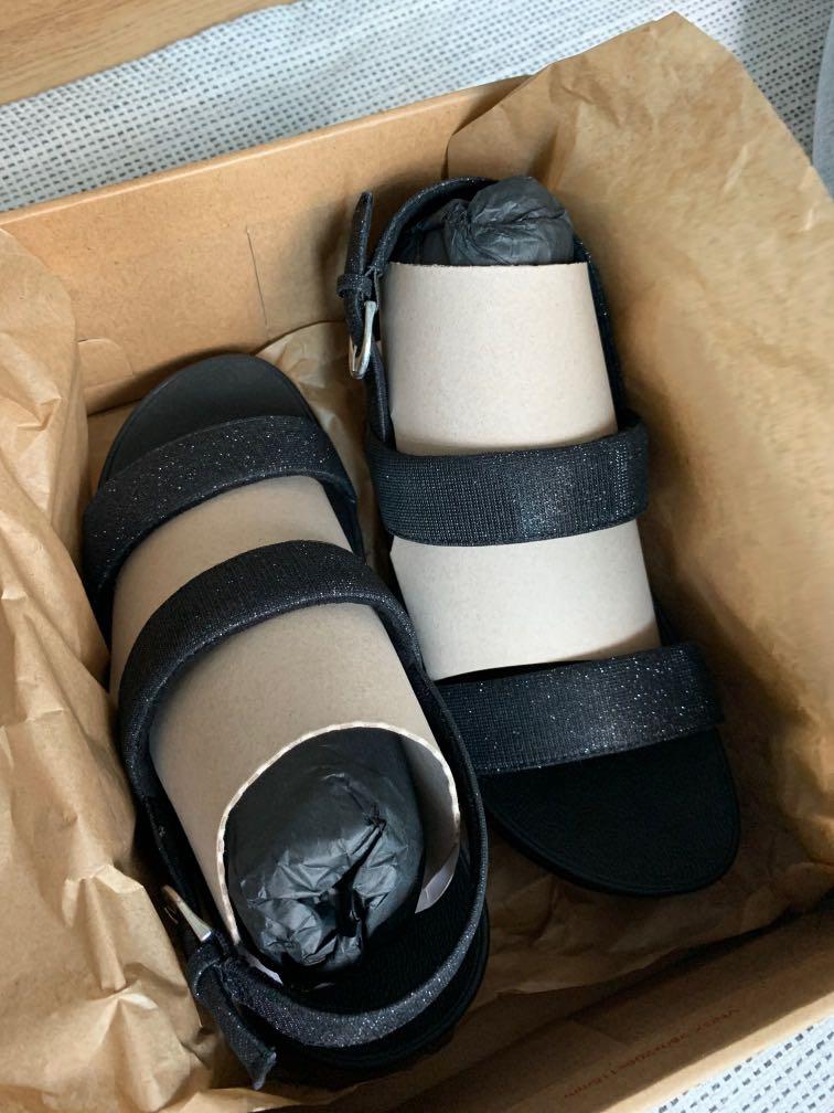 Fitflop lottie glitzy black on sale