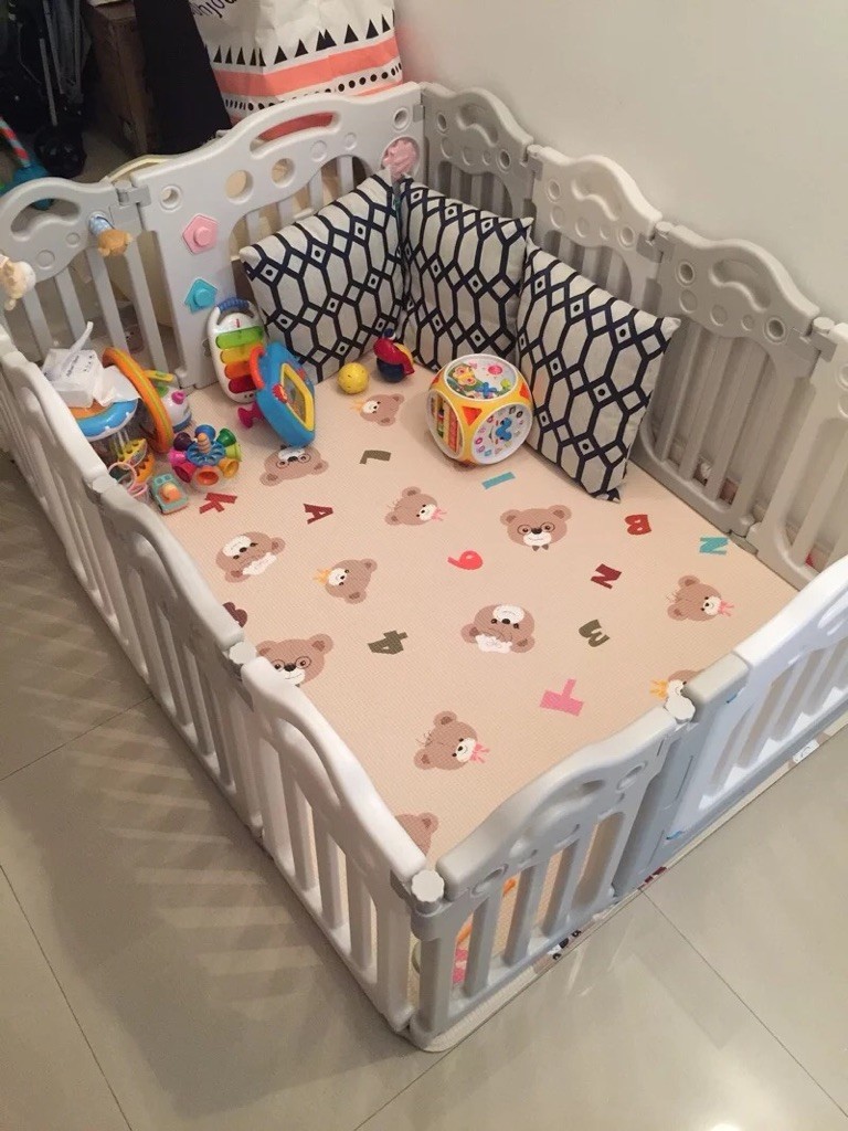 Foldable play yard, Babies & Kids, Baby Nursery & Kids Furniture, Cots
