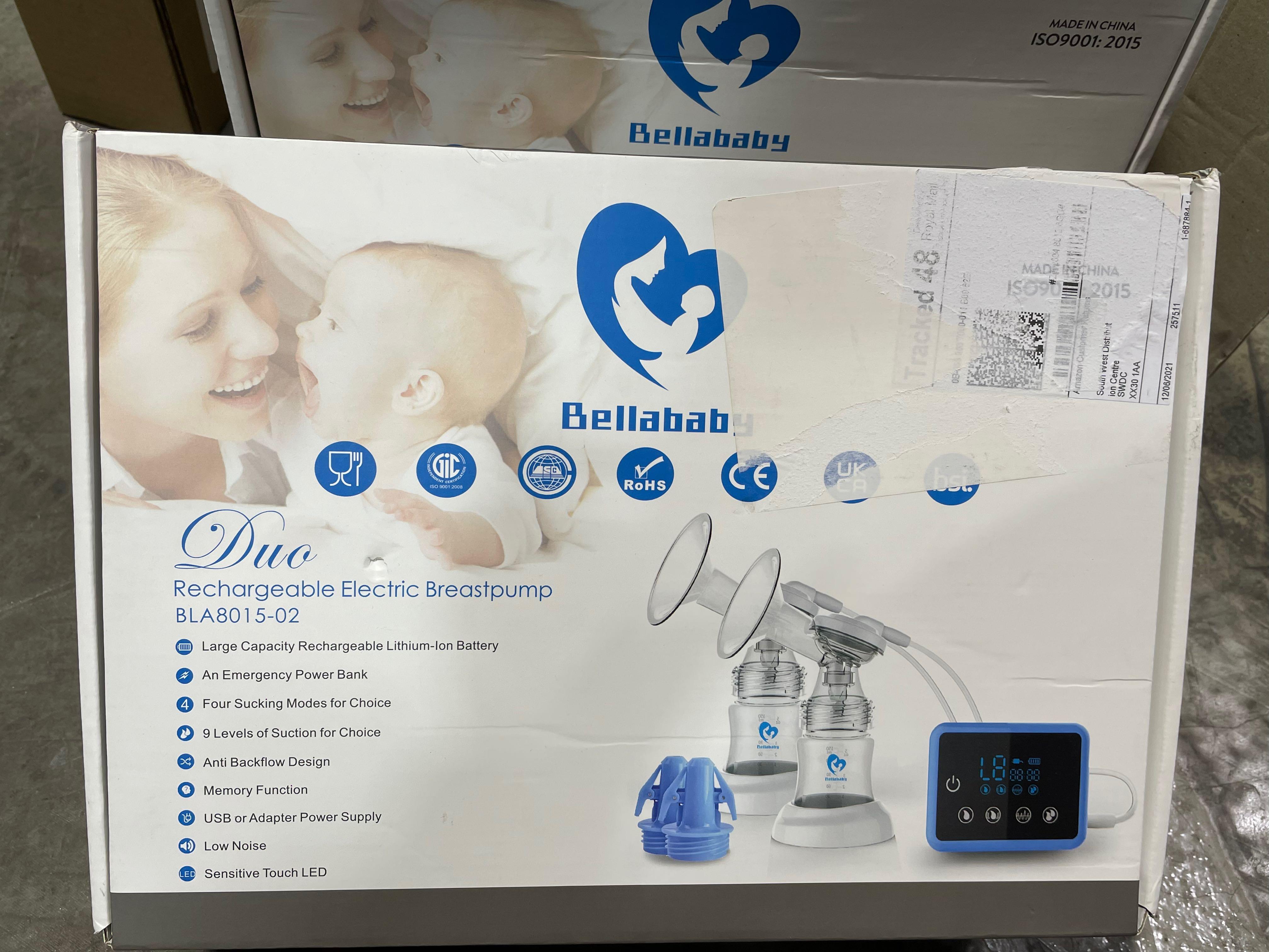 Bellababy DUO Double Electric Breast Feed Pump Touch Panel Wireless
