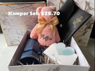 Giftbox premium set gift box for your loved ones customised gift mix and match marble box white marble pink marble wedding favor bridesmaid anniversary office colleagues farewell appreciation gift birthday teacher's day personalised gift