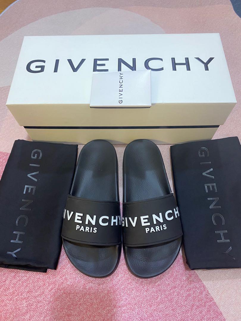 Givenchy cheap leather slides